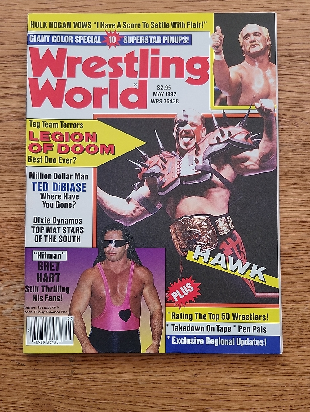 WWE Wrestling World Retro Magazine 1992